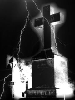 Gif animé gothique croix